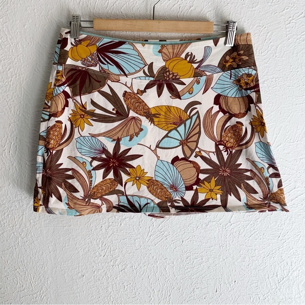 Patagonia Tidal Cotton Skirt Floral Sz Medium